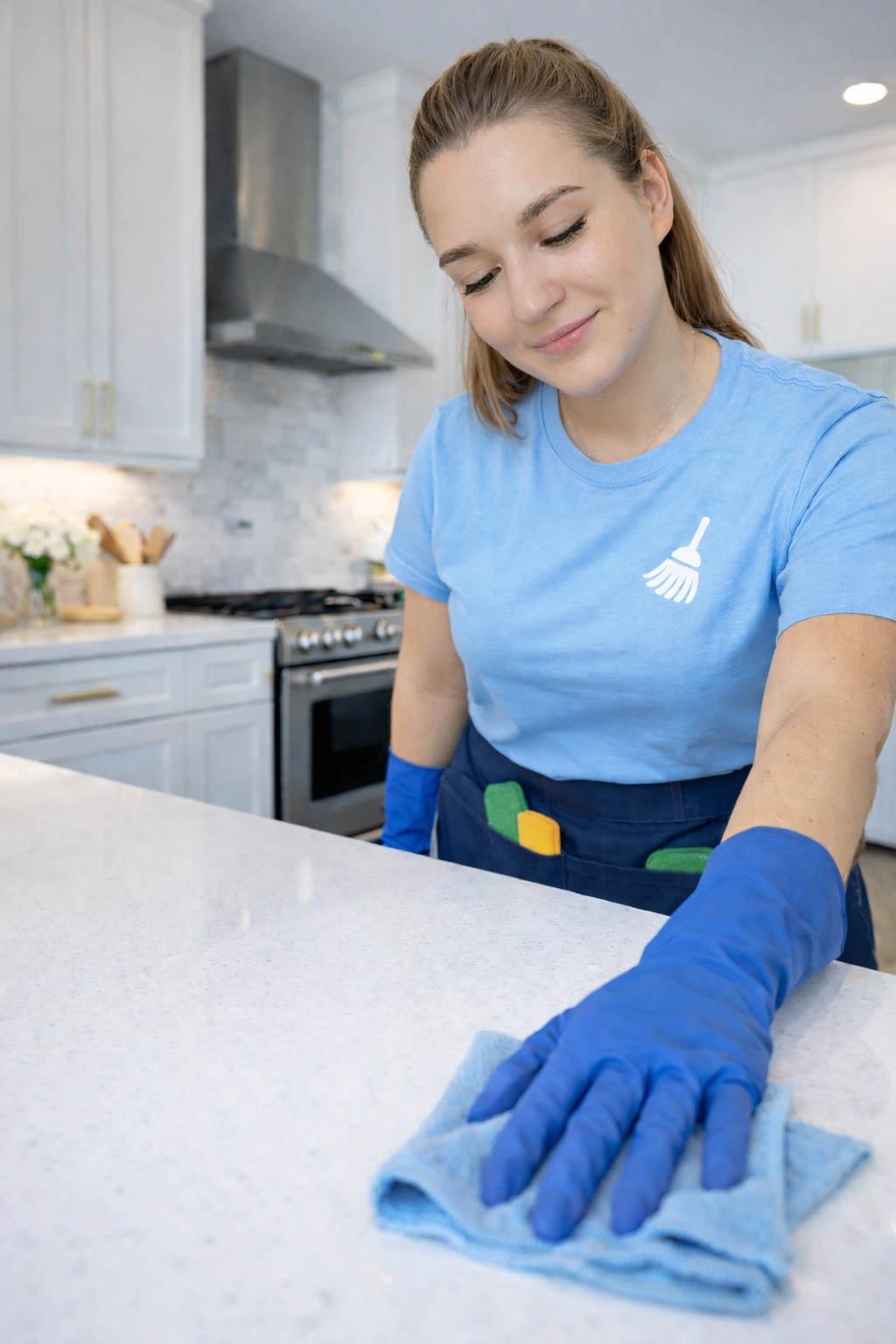 Freshly cleaned bright home interior by Crystal Clean by YT