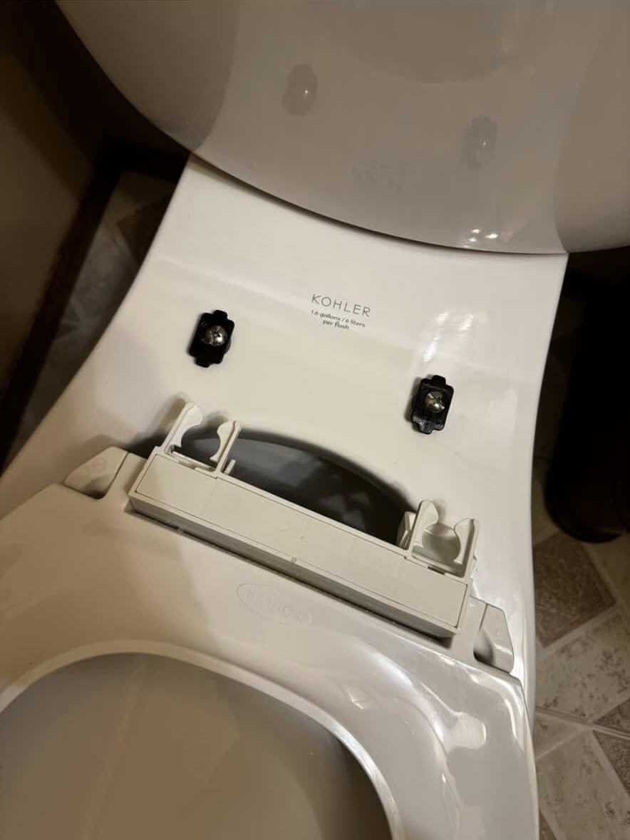 After bathroom detail cleaning