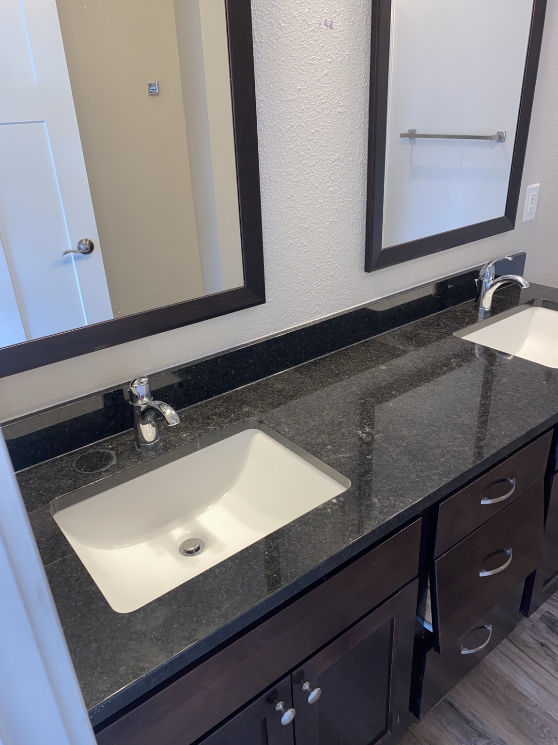 Before bathroom vanity refresh